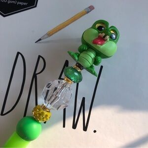 Disney Doorables: Peter Pan: Tick Tock handmade beaded pen